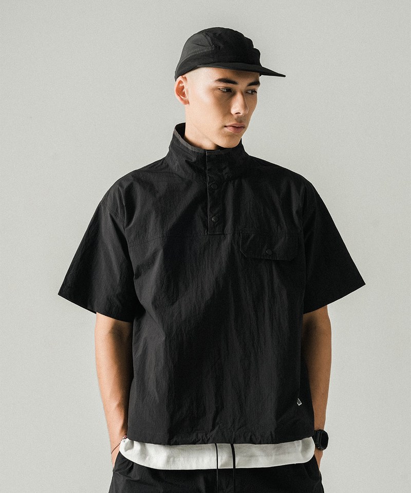 壓扣套頭襯衫 HALF SNAP PULLOVER SHIRT