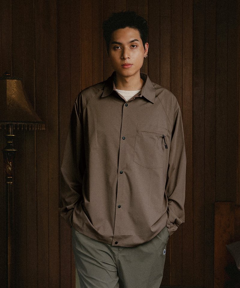 GTS0209-242 壓扣長袖襯衫 JOHN BD SHIRT