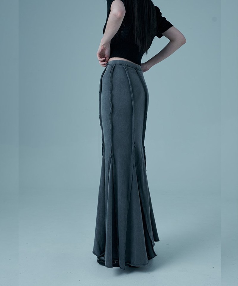 拼接水洗魚尾裙 the seam mermaid skirt