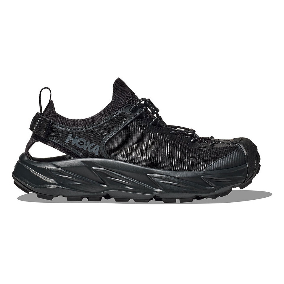 HOKA1973W-262 女 Hopara 2 健行涼鞋 黑