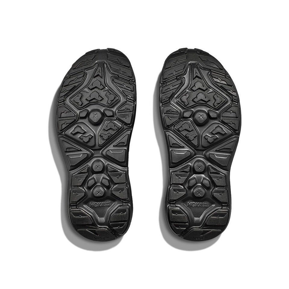 HOKA1973W-262 女 Hopara 2 健行涼鞋 黑