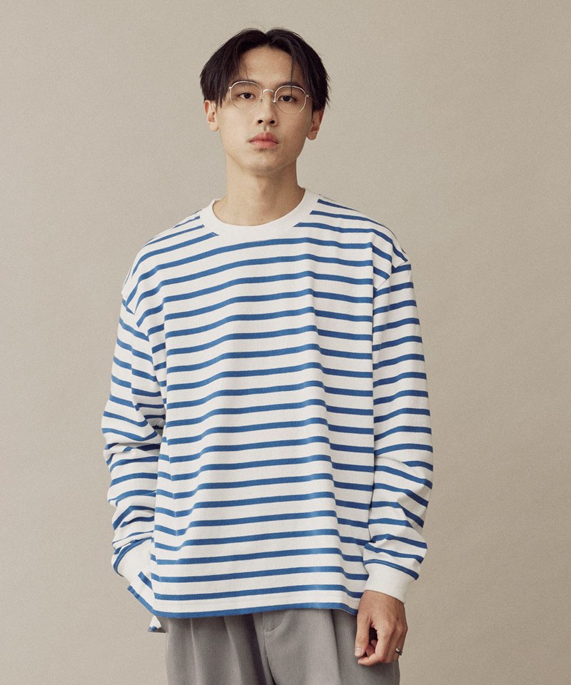 長袖條紋TEE BORDER LS TEE
