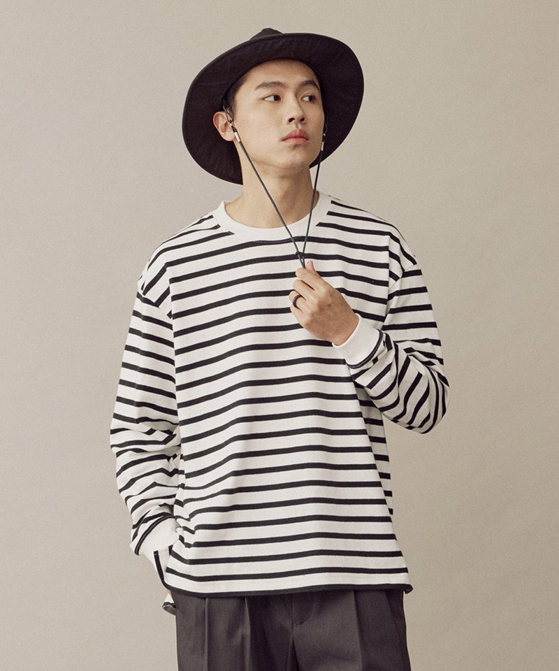 長袖條紋TEE BORDER LS TEE