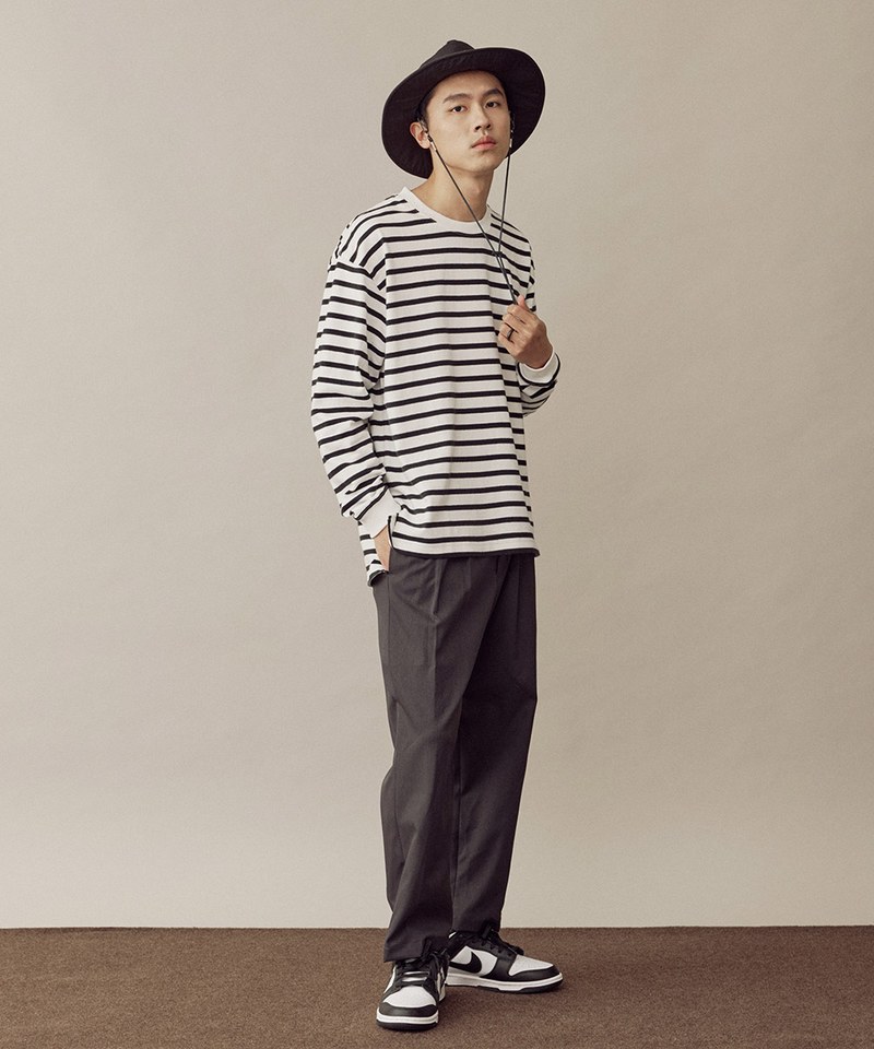 長袖條紋TEE BORDER LS TEE