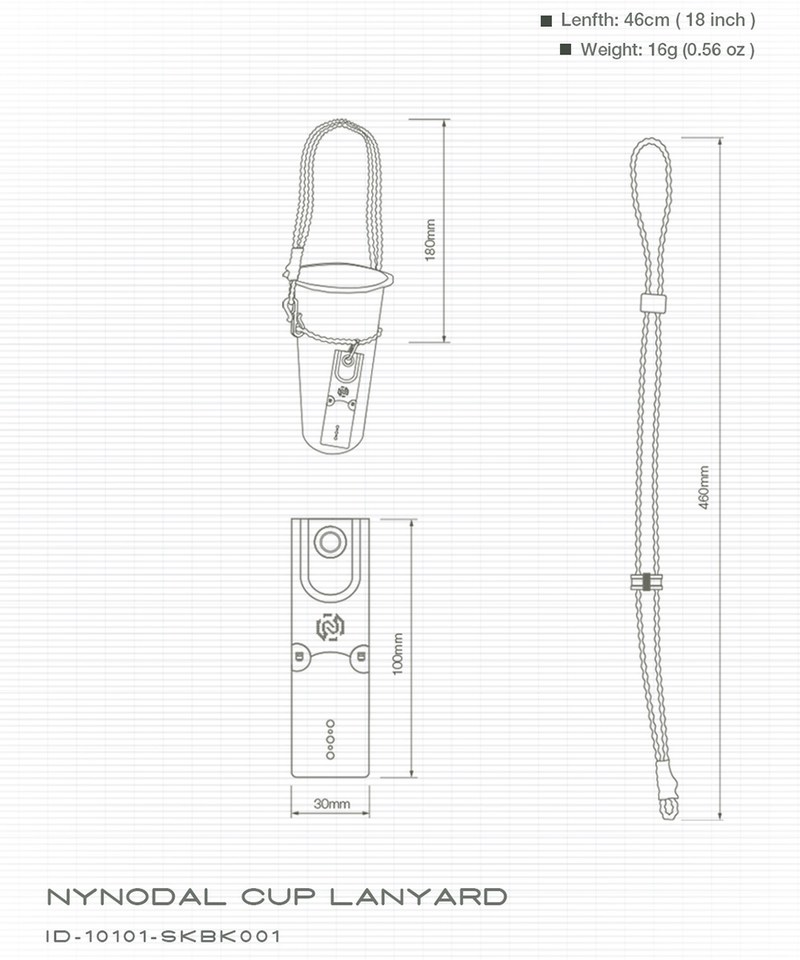 飲料提繩 Nynodal Cup Lanyard