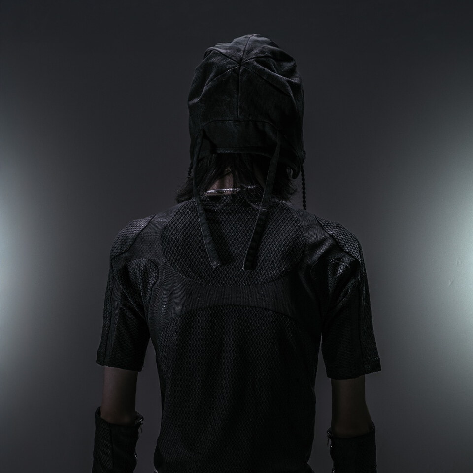 雙面蛇紋皮帽 Shedding Coif