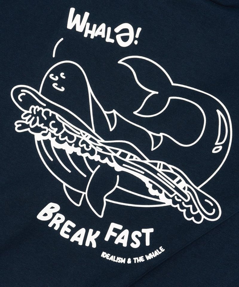 IDE0131-251 聯名 餵我早餐印花上衣 WHALe Tee