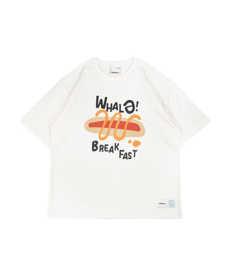 IDE0132-251 聯名 餵我早餐印花上衣 HotDog Tee