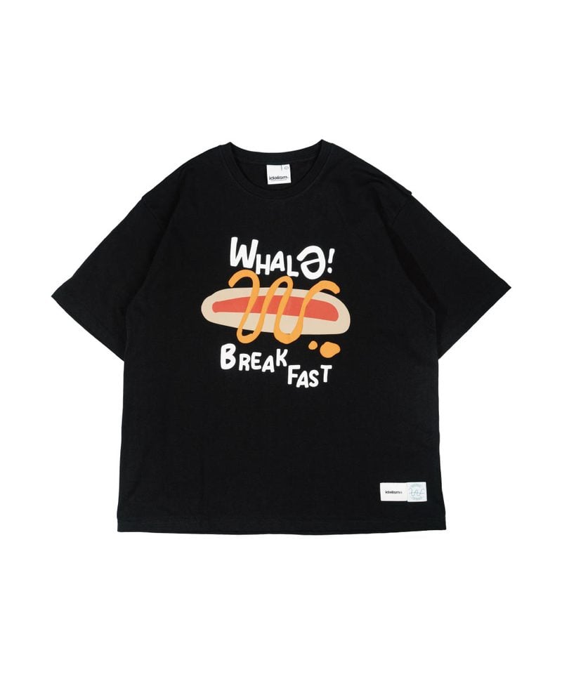 IDE0132-251 聯名 餵我早餐印花上衣 HotDog Tee