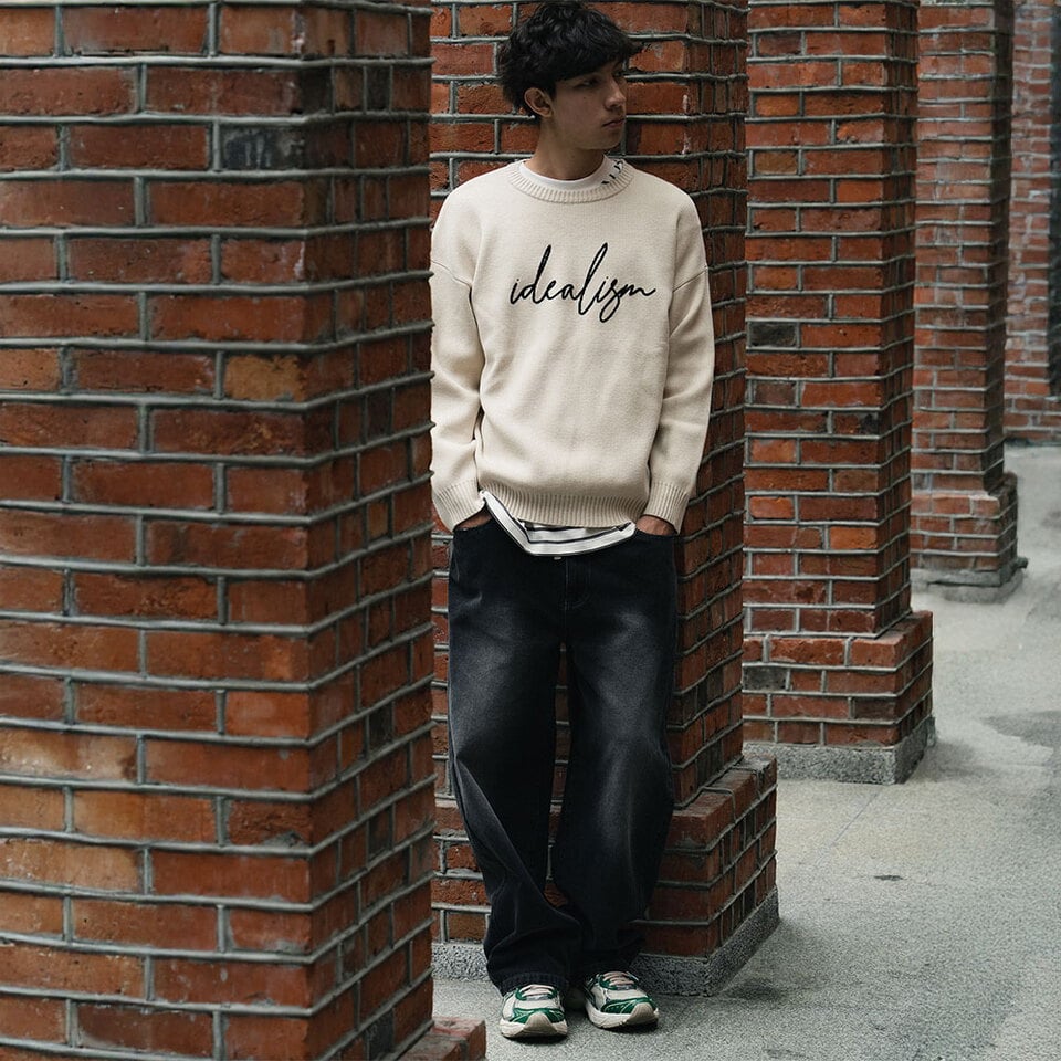 IDE0142-261 鎖鏈針織衫 ChainKnit