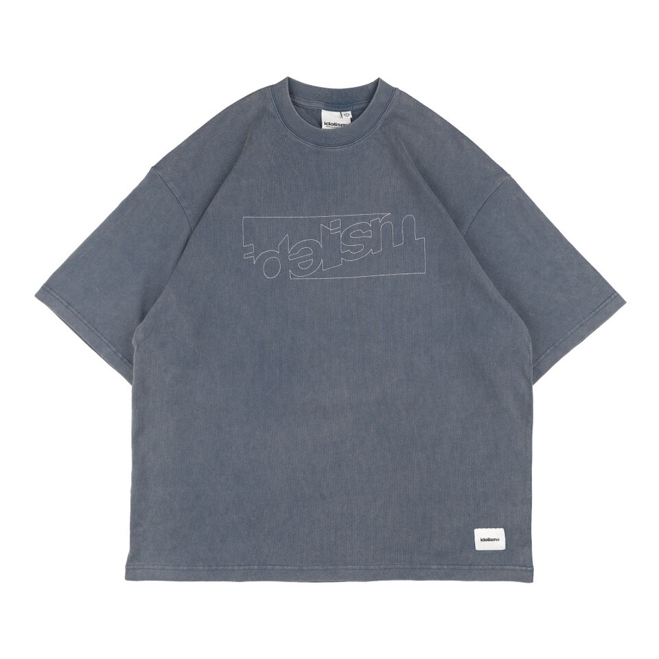 IDE0148-261 電繡LOGO短TEE Stitch Tee