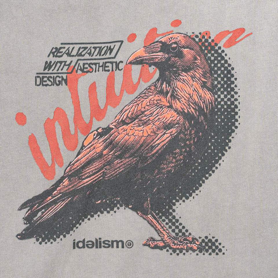 烏鴉水洗短上衣 Crow Wash Tee