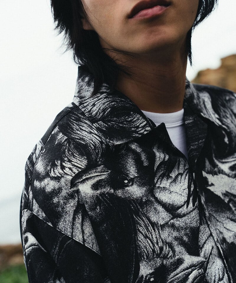 IDE0214-252 烏鴉襯衫 Crow Shirt