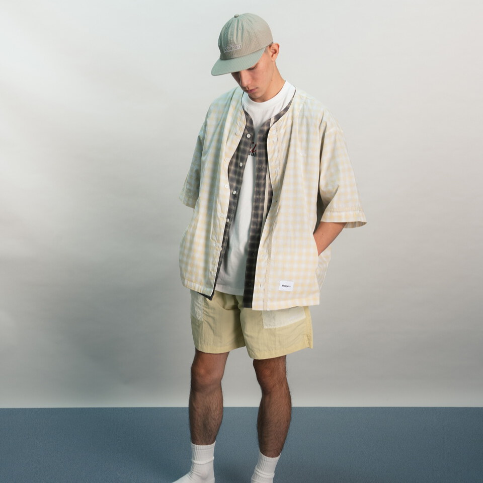 格紋棒球衫 Check Baseball Shirt