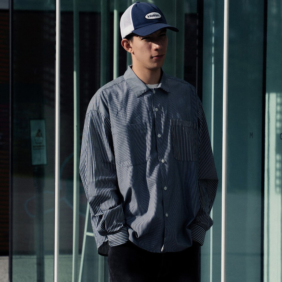 拼接條紋襯衫 Patchwork Shirt
