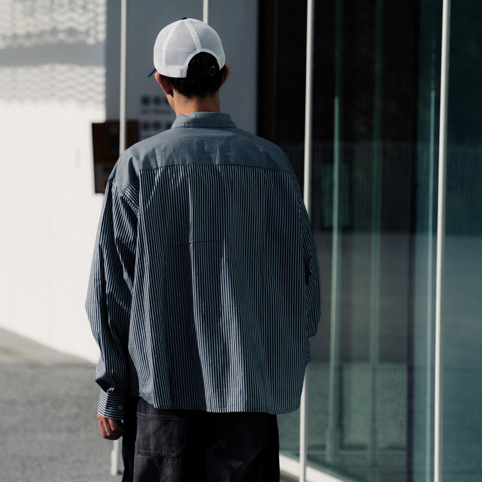 拼接條紋襯衫 Patchwork Shirt