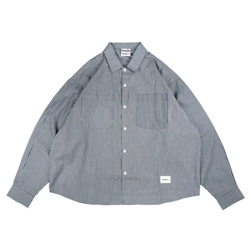 拼接條紋襯衫 Patchwork Shirt