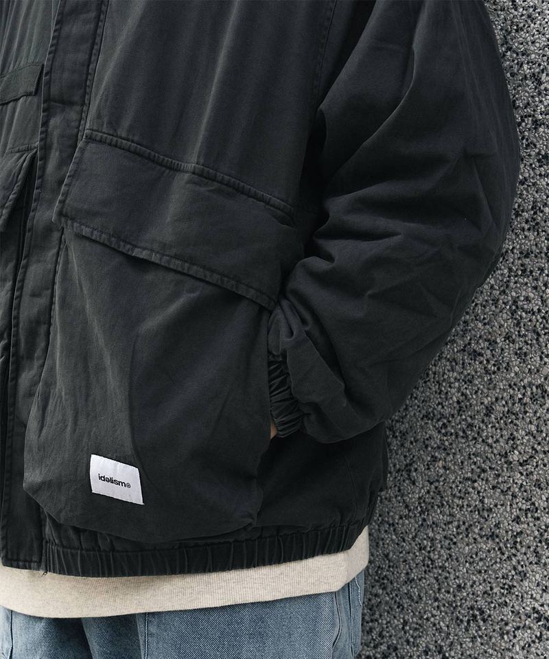 IDE1110-251 洗舊大口袋外套 Cargo Parka