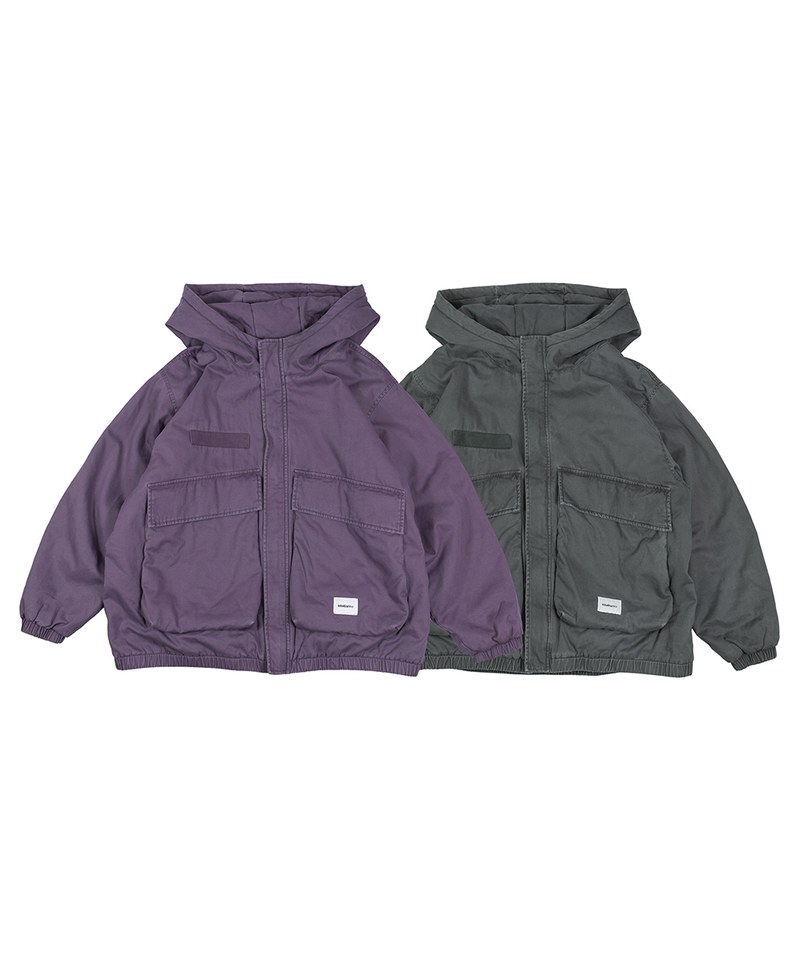 IDE1110-251 洗舊大口袋外套 Cargo Parka