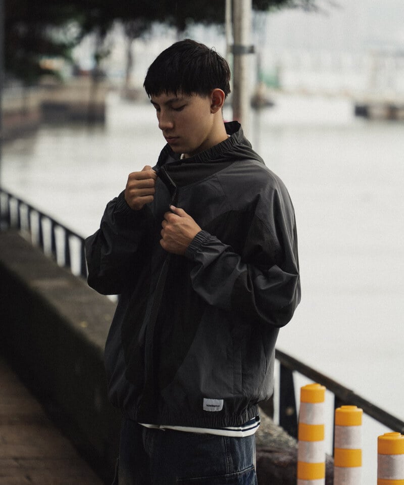 IDE1115-252 波紋拼接外套 Wave Jacket