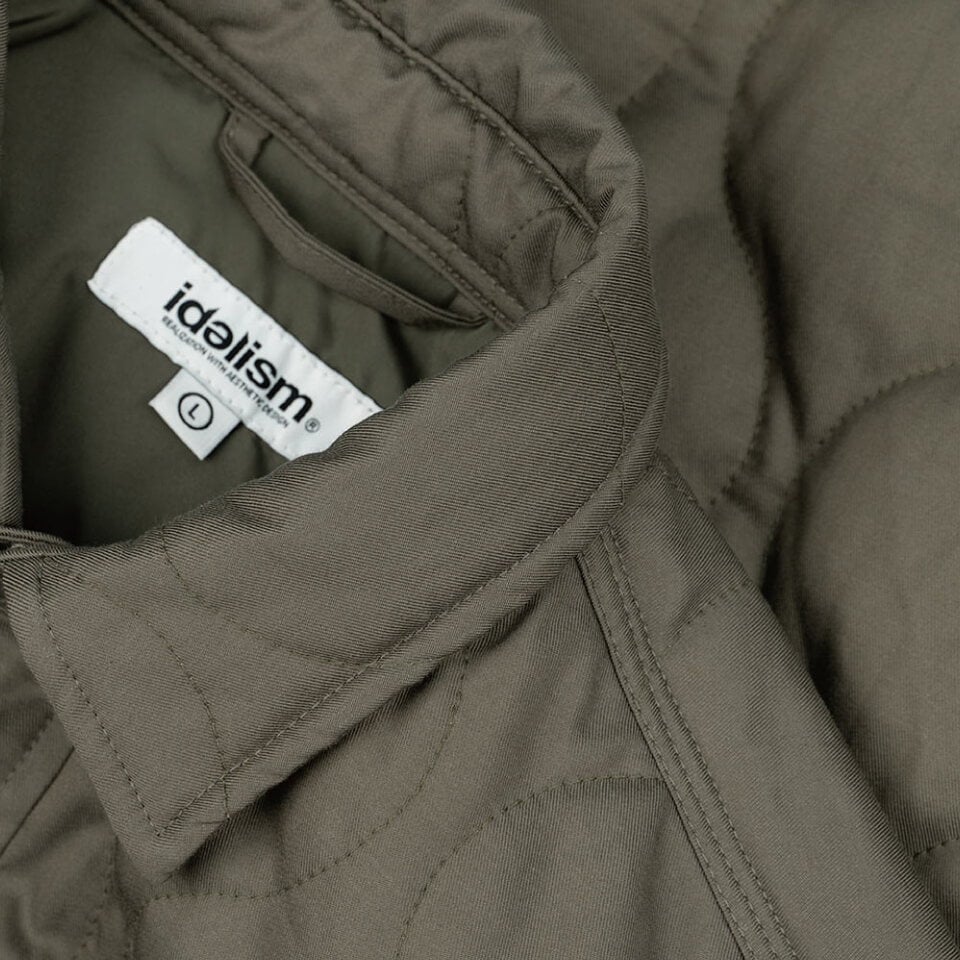 絎縫襯衫外套 Quilted Shirt Jacket