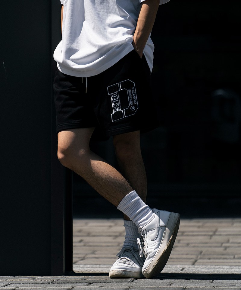 IDE1708-241 D繡棉短褲 D Sweat Shorts