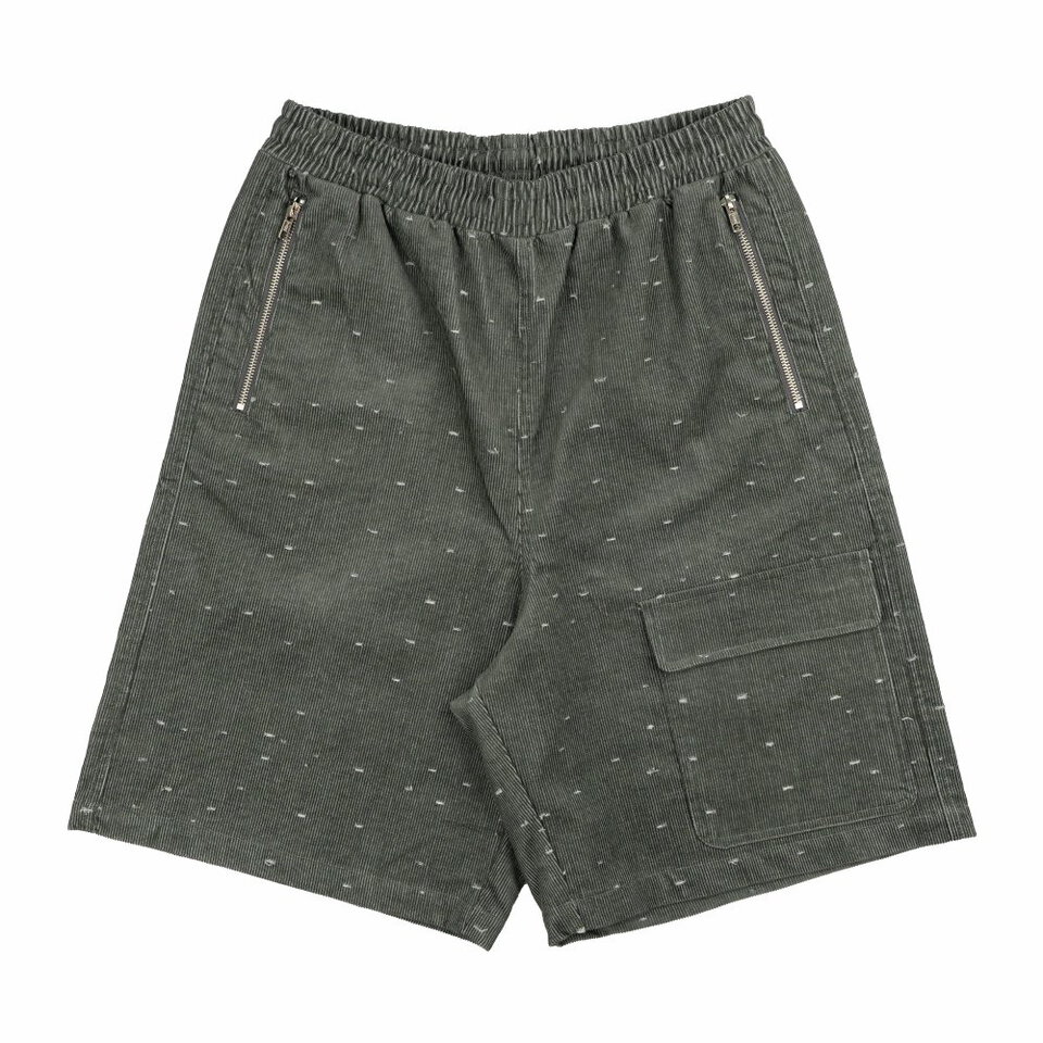 燈芯絨口袋短褲 Zipper Shorts