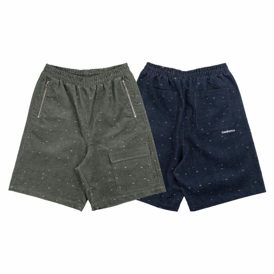 燈芯絨口袋短褲 Zipper Shorts