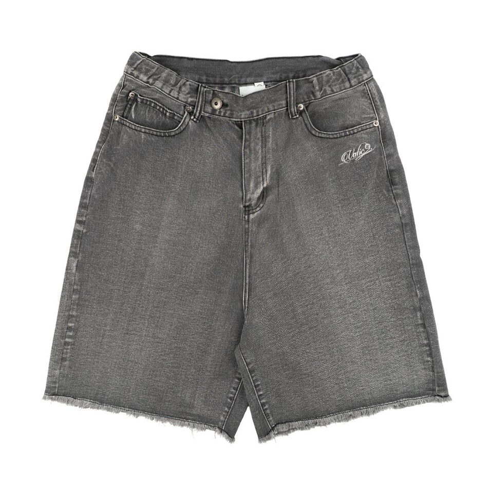 IDE1729-262 IDVT 聯名牛仔短褲 Raw Wash Jorts