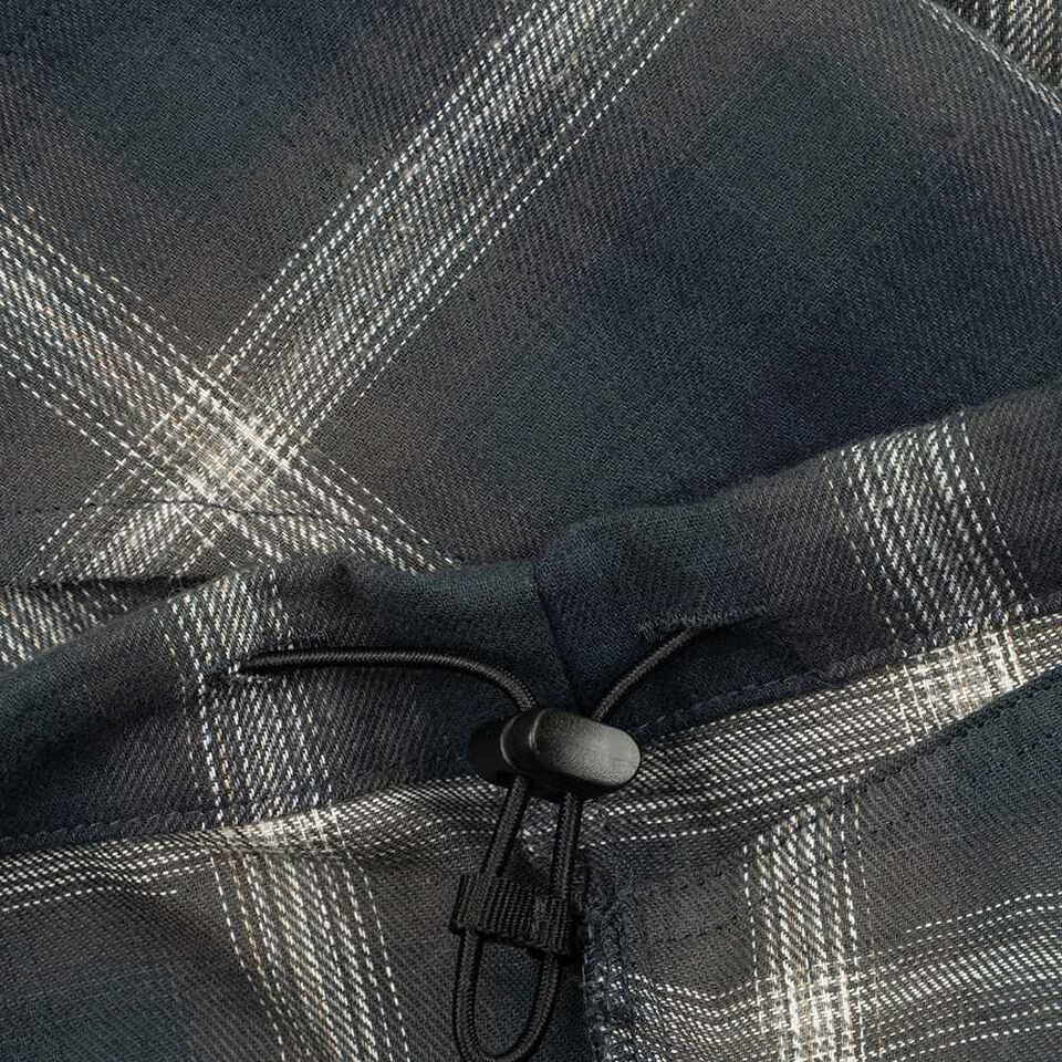 格紋半拉鏈polo杉 Check Zip Polo