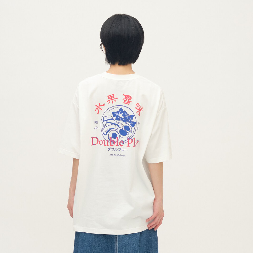 JNP01102-261 水果滷味棒球口號短TEE