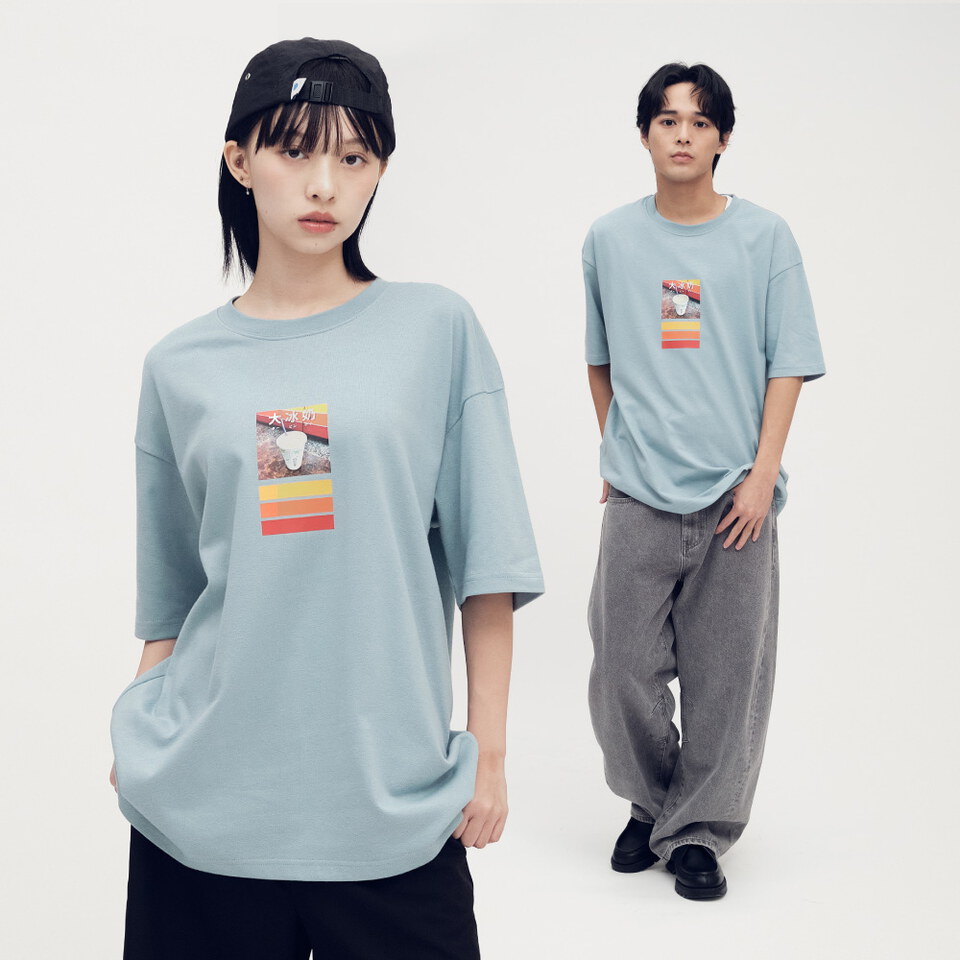 JNP01104-261 早餐店圖鑑TEE(大冰奶)