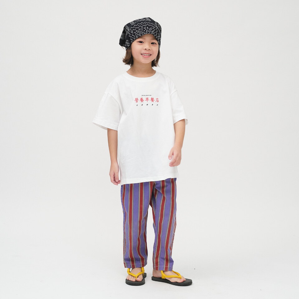 早餐店菜單小童TEE