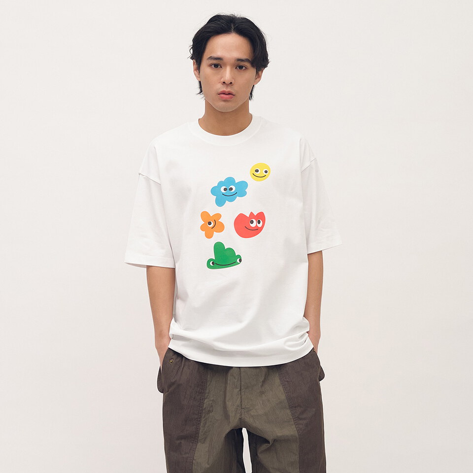 JNP01175-261 心花朵朵開圖TEE