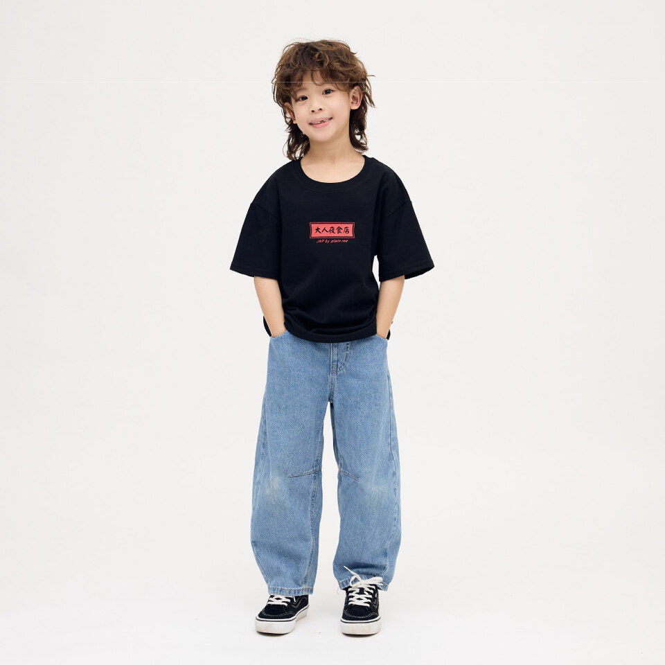 大人夜食店菜單小童TEE