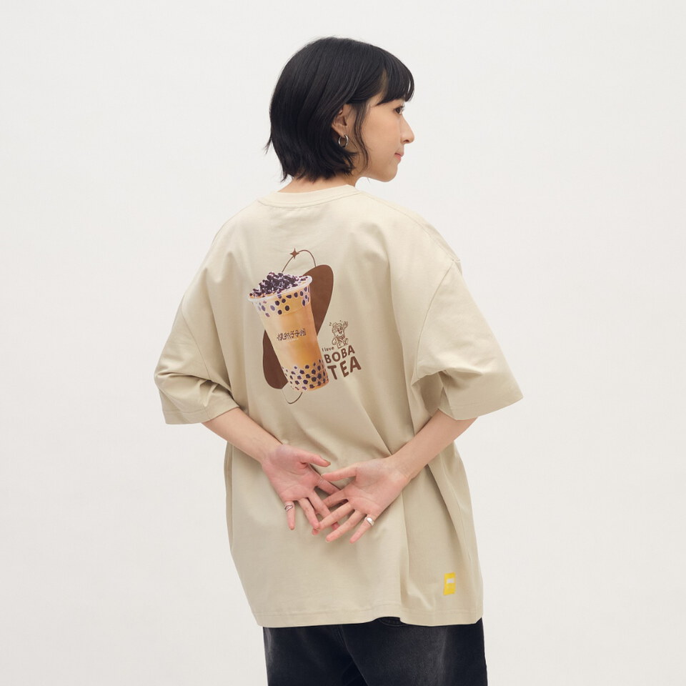 我愛珍奶短TEE