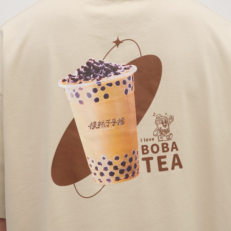 我愛珍奶短TEE