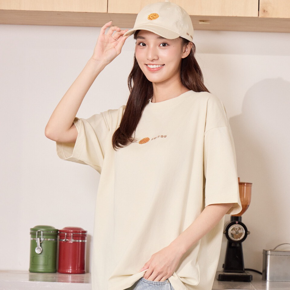 JNP01211-262 統一麵包聯名麵包刺繡 TEE
