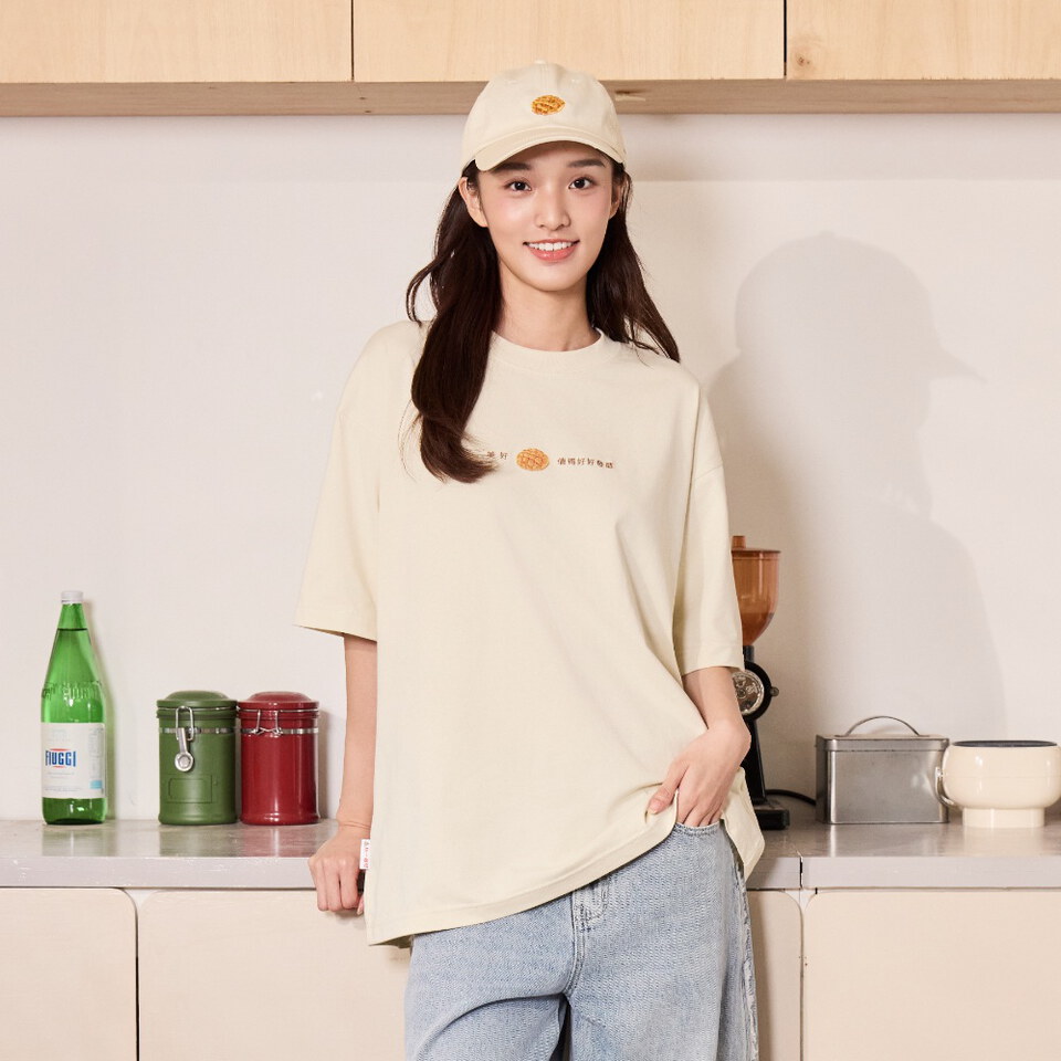 JNP01211-262 統一麵包聯名麵包刺繡 TEE