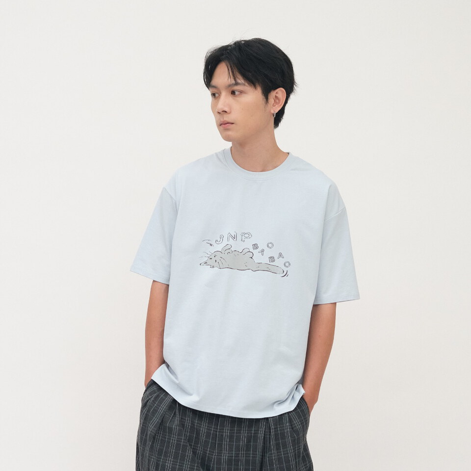 JNP01225-262 翻肚皮貓咪TEE