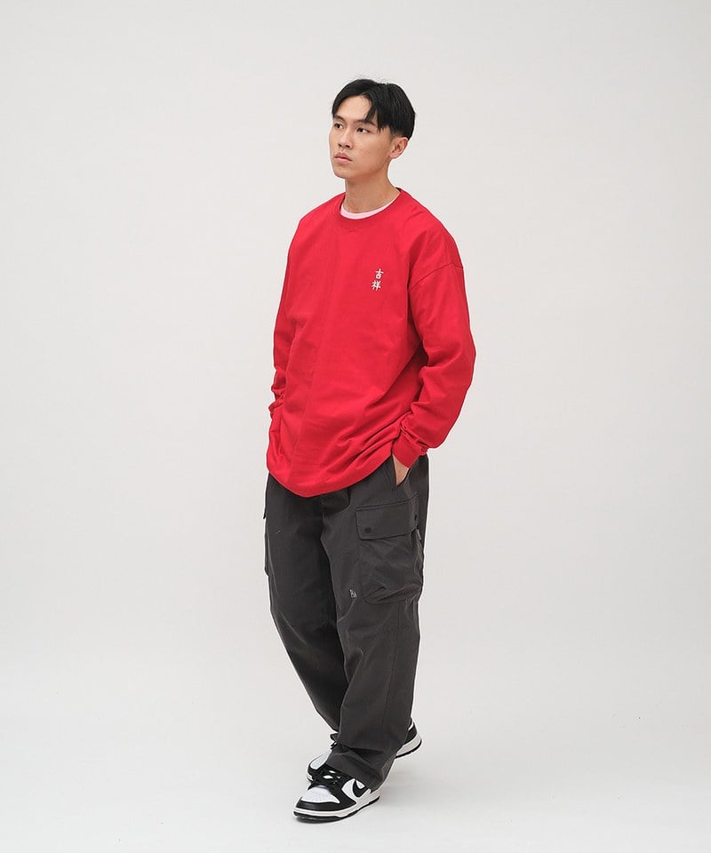 多財多億長袖TEE