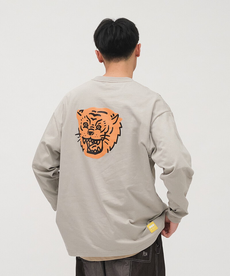 虎吸吐納詼諧長袖TEE