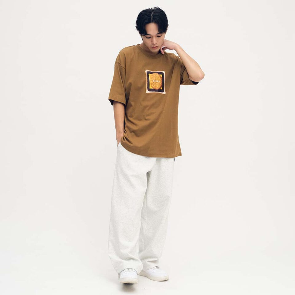 巧克力薯餅吐司短袖TEE