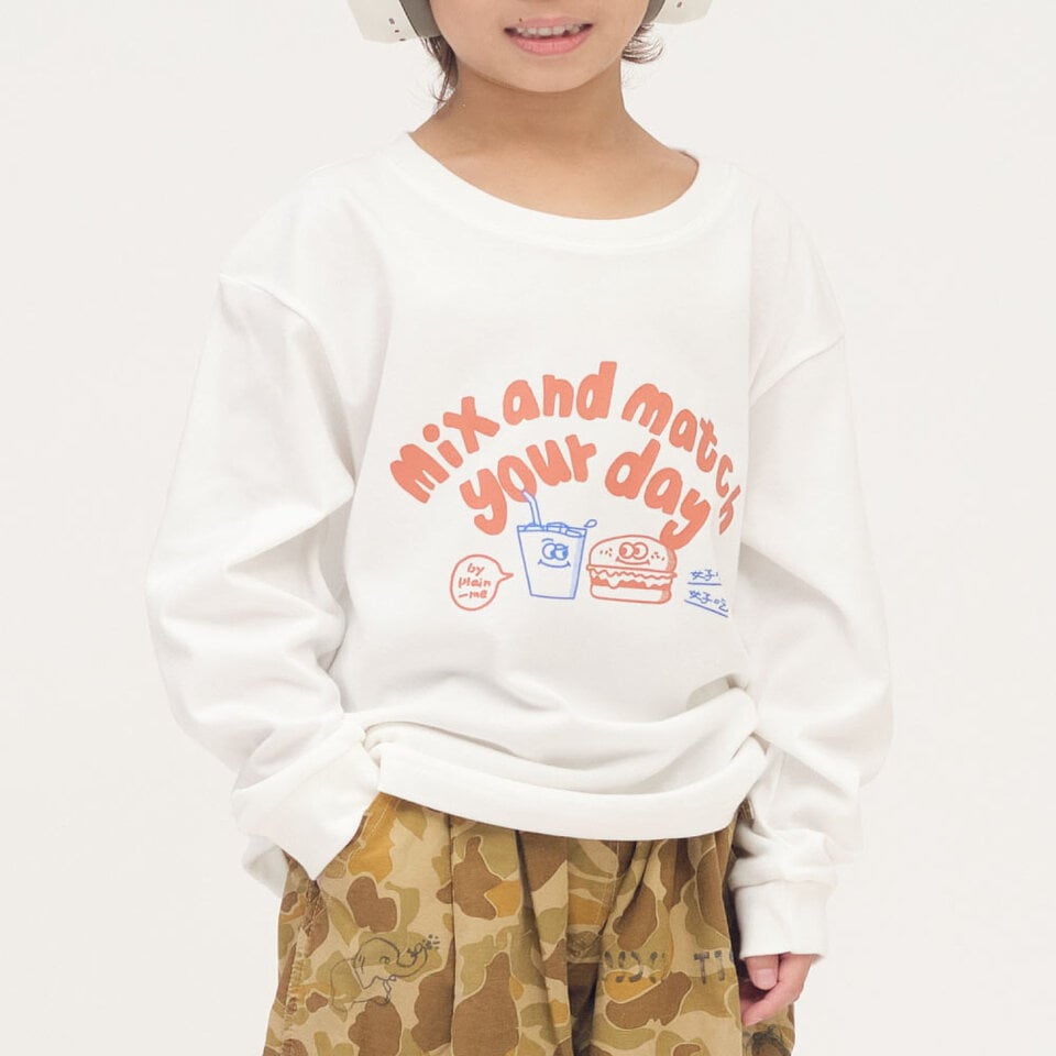 JNP0199-252 美芝城早安晨之美小童長袖TEE