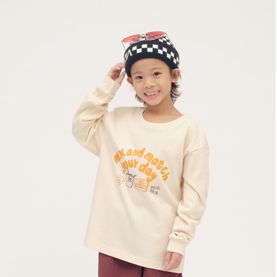 JNP0199-252 美芝城早安晨之美小童長袖TEE