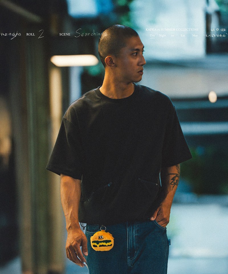 KFK0006-251 KFK 防潑水耐皺口袋上衣 SS Zip-Pocket Tee