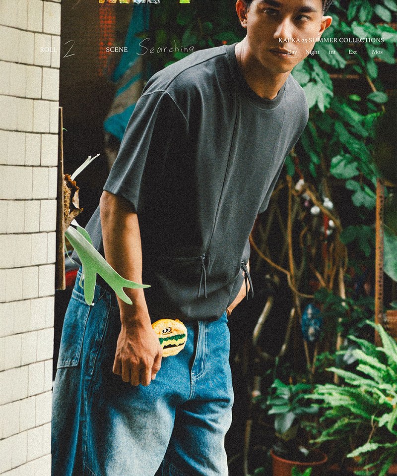 KFK0006-251 KFK 防潑水耐皺口袋上衣 SS Zip-Pocket Tee
