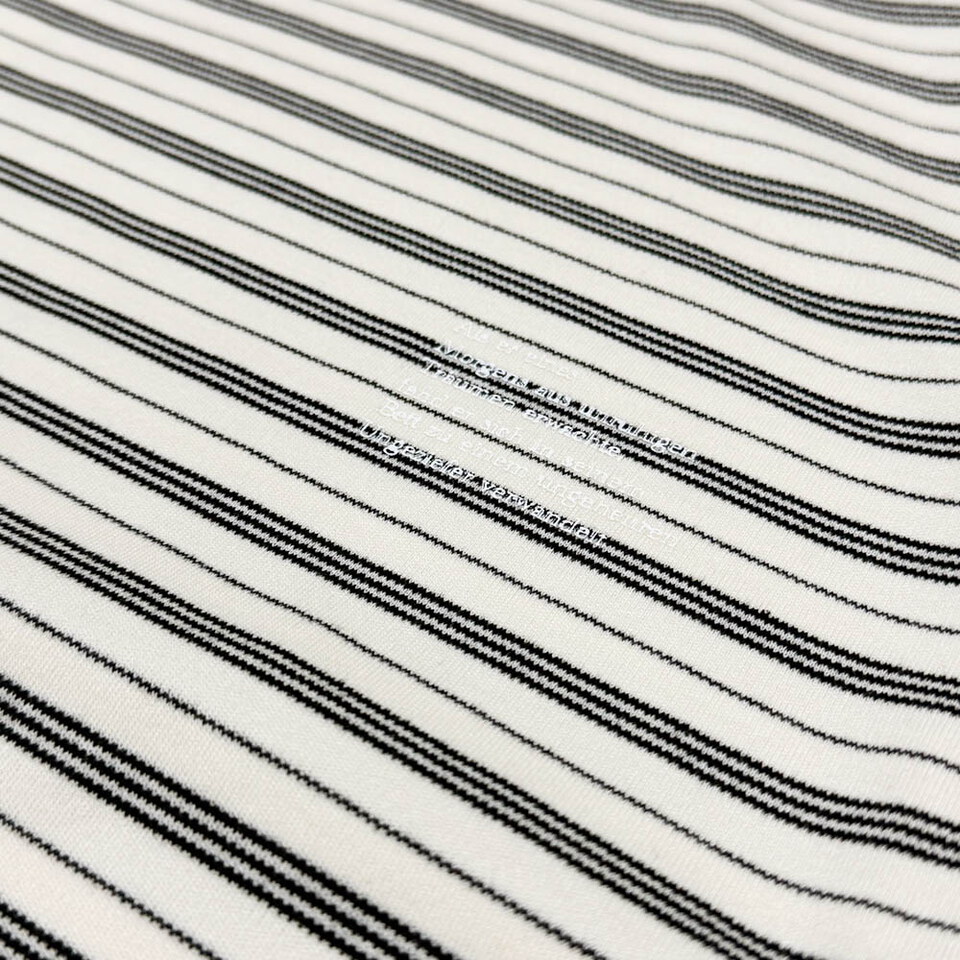 KFK0010-261 棉感條紋短袖上衣