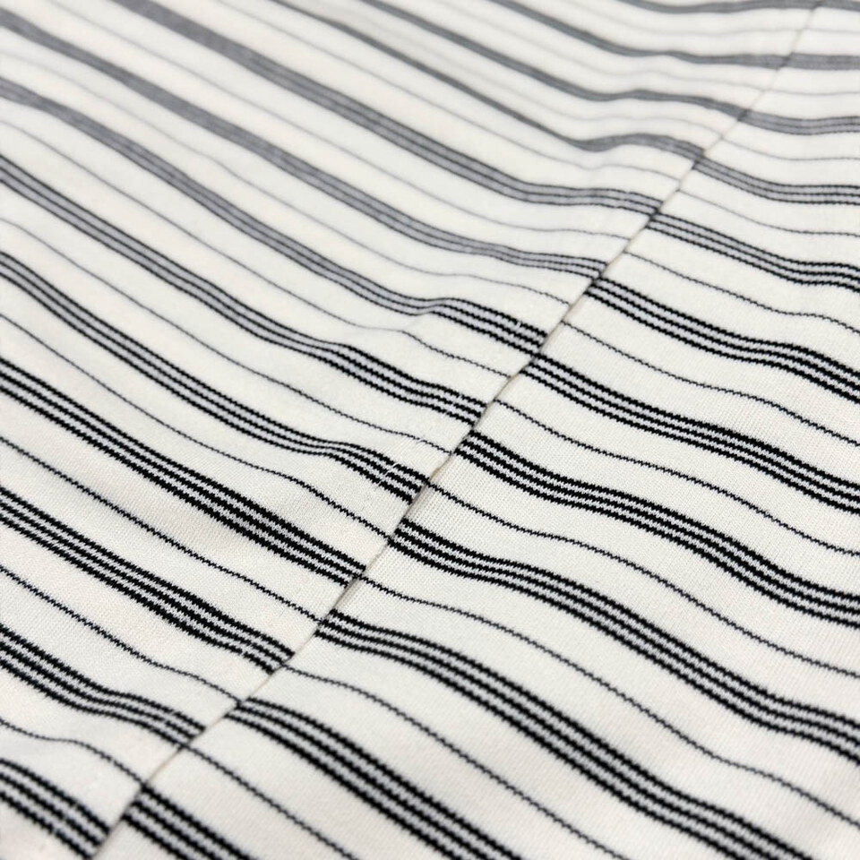 KFK0010-261 棉感條紋短袖上衣