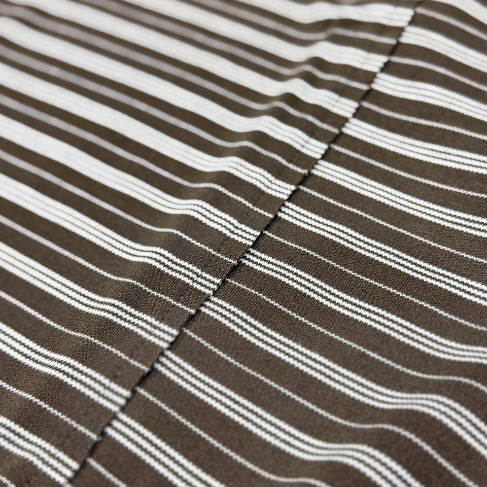 KFK0010-261 棉感條紋短袖上衣